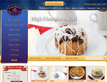 Tablet Screenshot of copenhagenbakery.com