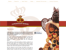 Tablet Screenshot of copenhagenbakery.co.nz